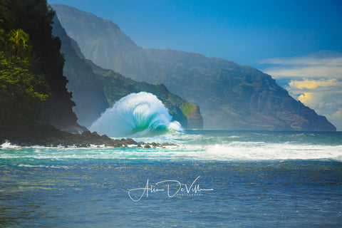 Fan Wave of the Na Pali ~ Fine Art Prints