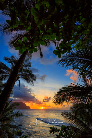 Makana Last Light Glow   ~ Fine Art Prints