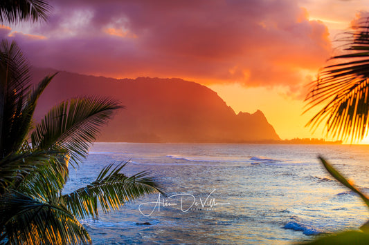 Glimmer of Makana   ~ Fine Art Prints