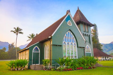 Wai oli Hui ia Church ~ Fine Art Prints